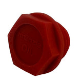 Oil Filler Cap Red w/o Vent Hole 43437