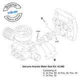 Genuine Kranzle 14 mm Water Seal Kit 43060