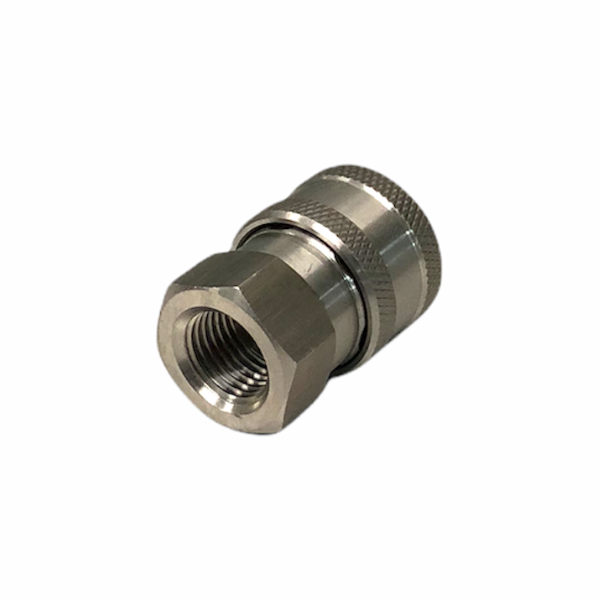 Stainless Steel Quick Release Female To Fit Colour Coded Nozzles